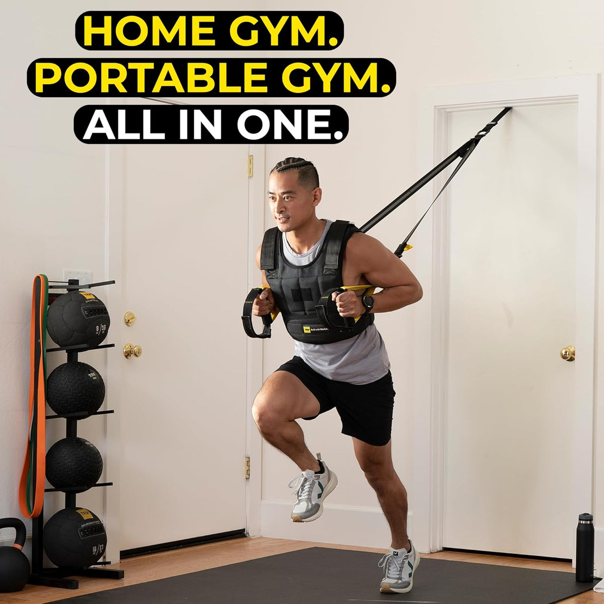TRX ALL-IN-ONE Chassis Training: Bodyweight Resistance System | Full Body Training for Home and Travel - QUORE