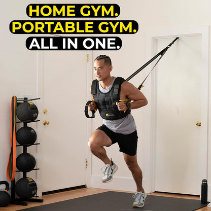 TRX ALL-IN-ONE Chassis Training: Bodyweight Resistance System | Full Body Training for Home and Travel - QUORE