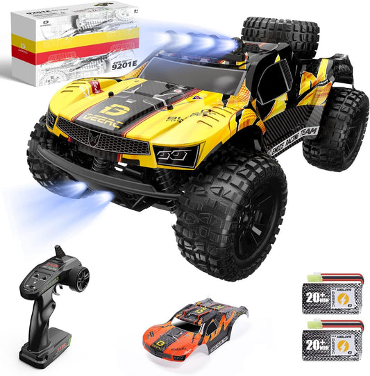 <font dir="auto" style="vertical-align: inherit;"><font dir="auto" style="vertical-align: inherit;">        DEERC Remote Control Car 1:10 with Lights RC Car 48km/h 4WD Off-Road Hobby-Grade Monster Crawler with 2 Batteries 40 Minutes Runtime, 2 Car Shells,