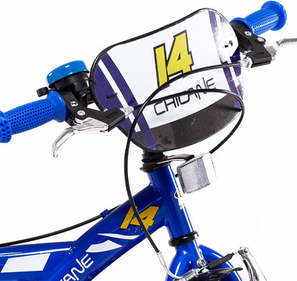 SCH Chicane fiets, kinderfiets, blauw, 14 inch