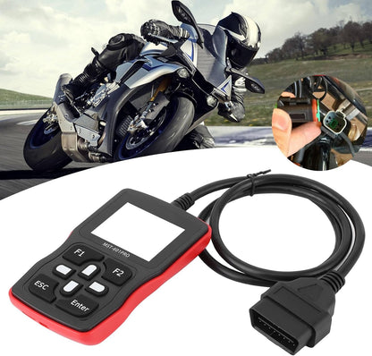 Motorfiets Scanner – Motor Diagnoseapparaat – ABS Foutcode Lezer – OBD2 Codelezer – Motorfiets Diagnosetool – 2,4-inch Kleurenscherm – ABS Remsysteem Diagnostiek