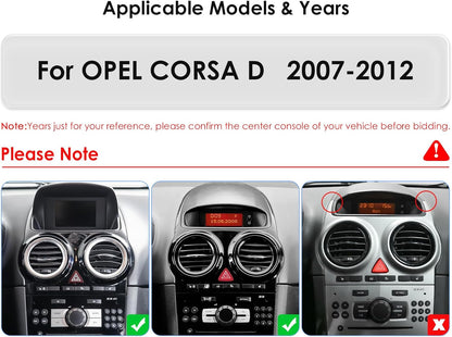 Android 13 autoradio 9 inch touchscreen 8-core voor Opel Corsa D 2007-2012 WiFi Wireless Android Auto & Wireless Carplay Bluetooth WiFi 4G GPS RDS AM/FM