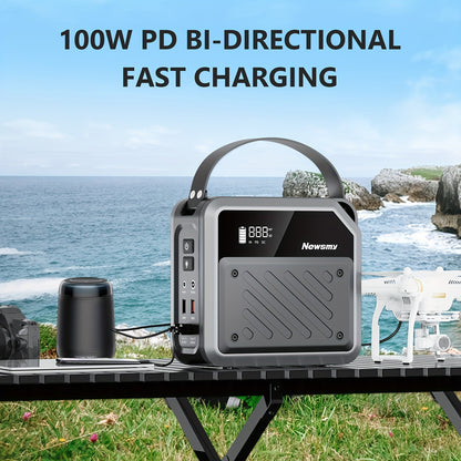 Powerstation – Draagbare Generator – Noodstroomvoorziening – Zonne-energiecentrale – Mobiele Accu – 270Wh Capaciteit – 200W PD Snelladen