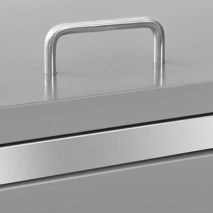 Afvalcontainer – Vuilnisbak – Afvalbak – Kliko – Containers – Extra Ruim 4 Ton Capaciteit – Roestvrij Stalen Frame & Slotbaar Dakvormig Deksel