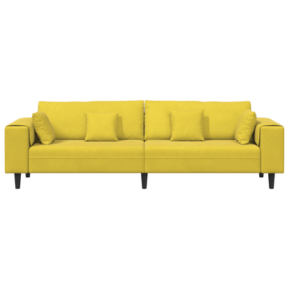 Fluwelen Bank – Velvet Sofa – Banken – Zitbank – Woonkamerbank – Diepblauw – Hoogwaardig Fluweel – Stevig Houten Frame