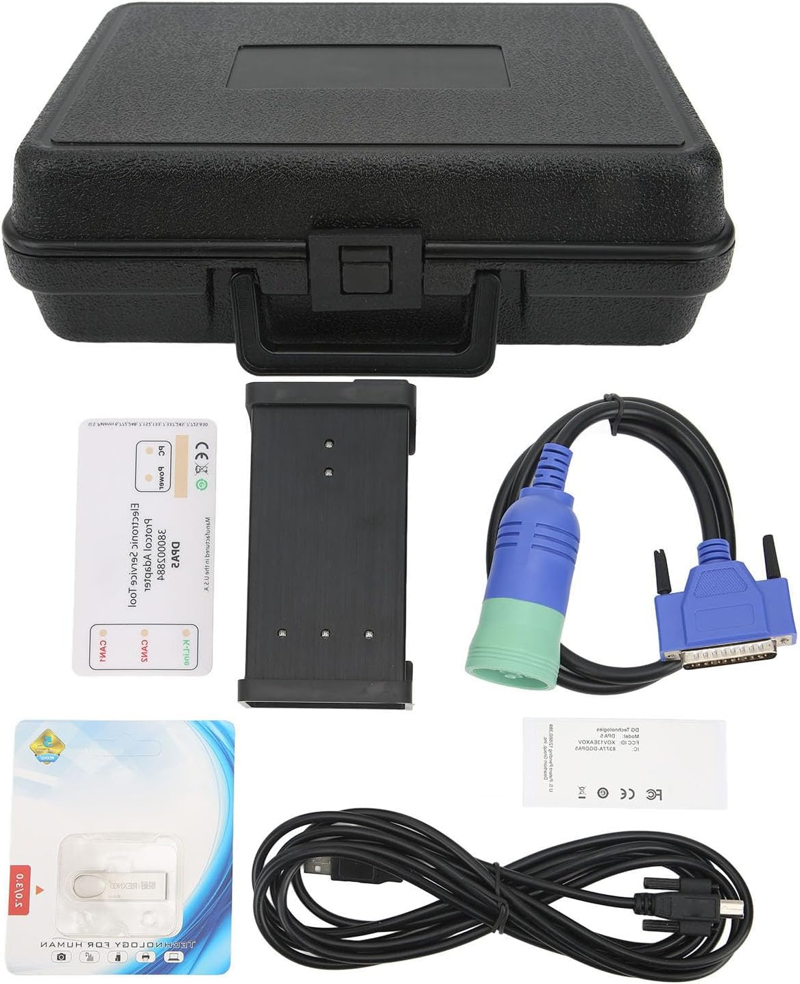 Diagnosetool zware voertuigen – Truck Scanner – Codelezer – Diagnoseapparaat – Diagnosetool trailer – Volledige foutcode-uitlezing – Robuuste behuizing
