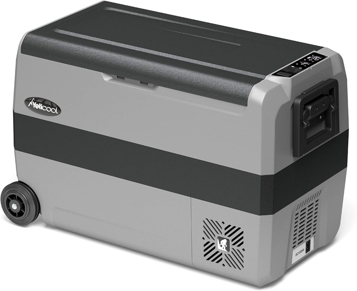 Yeticool TX50 Elektrische compressorkoelbox, dual-zone, app-besturing via Bluetooth, 12/24 V en 230 V, voor auto, vrachtwagen, boot
