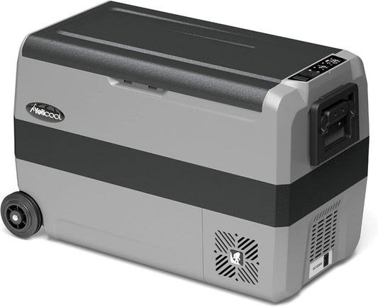 Yeticool TX50 Elektrische compressorkoelbox, dual-zone, app-besturing via Bluetooth, 12/24 V en 230 V, voor auto, vrachtwagen, boot