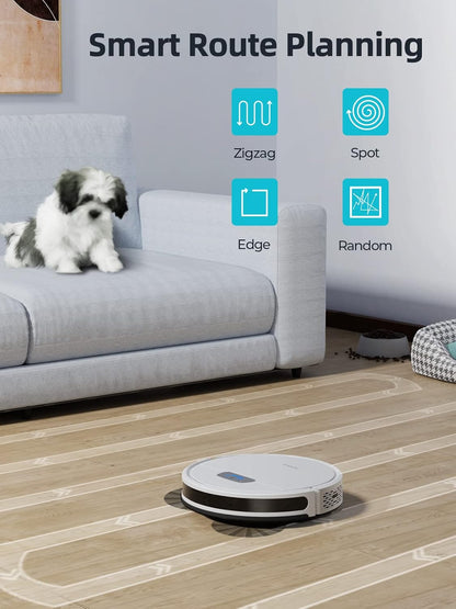 HONITURE Robotstofzuiger met dweilfunctie, G20 stofzuiger, 3000 Pa, vegen, 3-in-1 robotstofzuiger, wifi, Alexa & app-bediening, ideaal voor dierenharen, tapijten en harde vloeren
