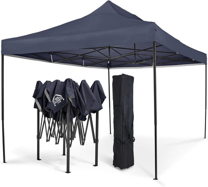 All Seasons Gazebos pop-up paviljoen, 3 x 4,5 m, volledig waterdicht, marineblauw