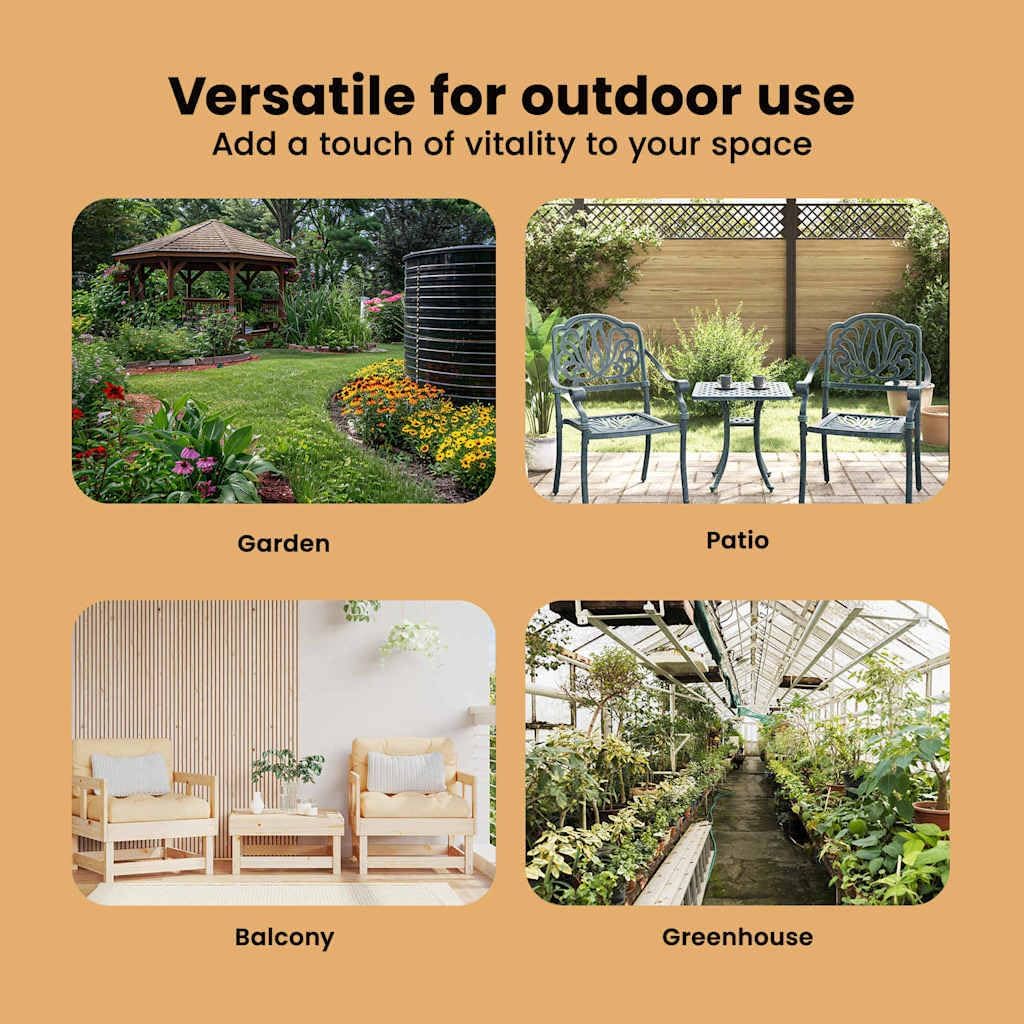 vidaXL Raised Planter 582 x 50 x 68 cm Galvanized Steel, Garden and Patio, Industrial Design, Durable Materials and Modern Styles for Outdoor Spaces, 2 Versatile Uses - QUORE