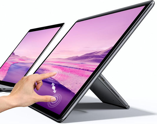 UPERFECT Portable Monitor Touch Screen 15.6 Inch Portable Display 1920 x 1080 Full HD 2000:1 USB C External Mobile Screen with Integrated Standard HDMI for PC Laptop XBO Switch PS4/5 - QUORE