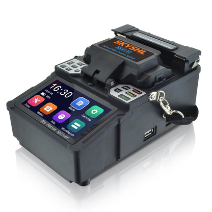 Kernuitlijning Optische Vezellassmachine ARC Glasvezel Lasmachine Mini Glasvezel Lasapparaat Automatische Vezelfusielasmachine 4,3inch Touchscreen Fusion Splicer-SS411F-211