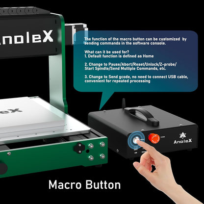 CNC routermachine 4030-Evo Ultra 2, XYZ-as van metaal, dubbele lineaire geleidingen van staal en kogelschroeven met 800 W trimmer voor metaal, aluminium, messing, hout, acryl, PCB