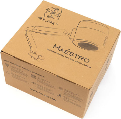 Stofverwijderaar – Nagelstofafzuiger – Nagelafzuiger – Manicure Afzuiger – Nageltafel Afzuiging – HEPA 12-Filter Van 10.000 Cm² – UV-Desinfectie