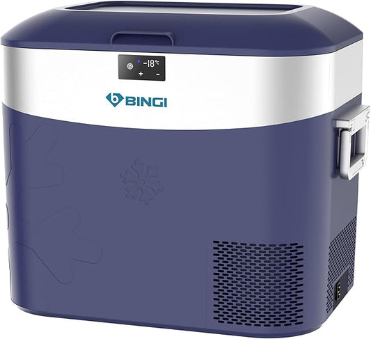 Mobiele Koelbox – Compressor Koelbox – Vriesbox – Draagbare Koelkast – Mini Koelkast – 22 Liter Inhoud – Lichtgewicht & Energiezuinig - QUORE
