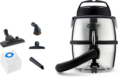 Nilfisk GM80C Stofzuiger – Retro Stijl Stofzuiger – Krachtig, Grote Capaciteit 6,25L (780W)