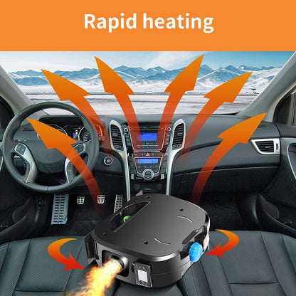 Standkachel – Parkeerluchtverwarmer – Dieselverwarmer – Luchtverwarmer – Auto Verwarmer – 12V 5KW Vermogen – Aluminium Verbrandingskamer
