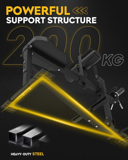GUUG Calf Machine Road Traine Calf Stretcher Seated Leg Trainer for Home Strength Leg Trainer Leg Training Device Training Seated Calf Raise Machine - QUORE