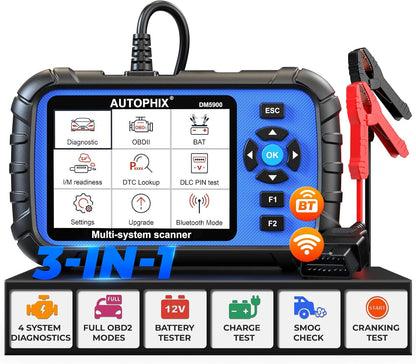 AUTOPHIX OBD2 Scanner Batterij tester 2 in 1