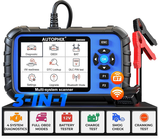 AUTOPHIX OBD2 Scanner Batterij tester 2 in 1