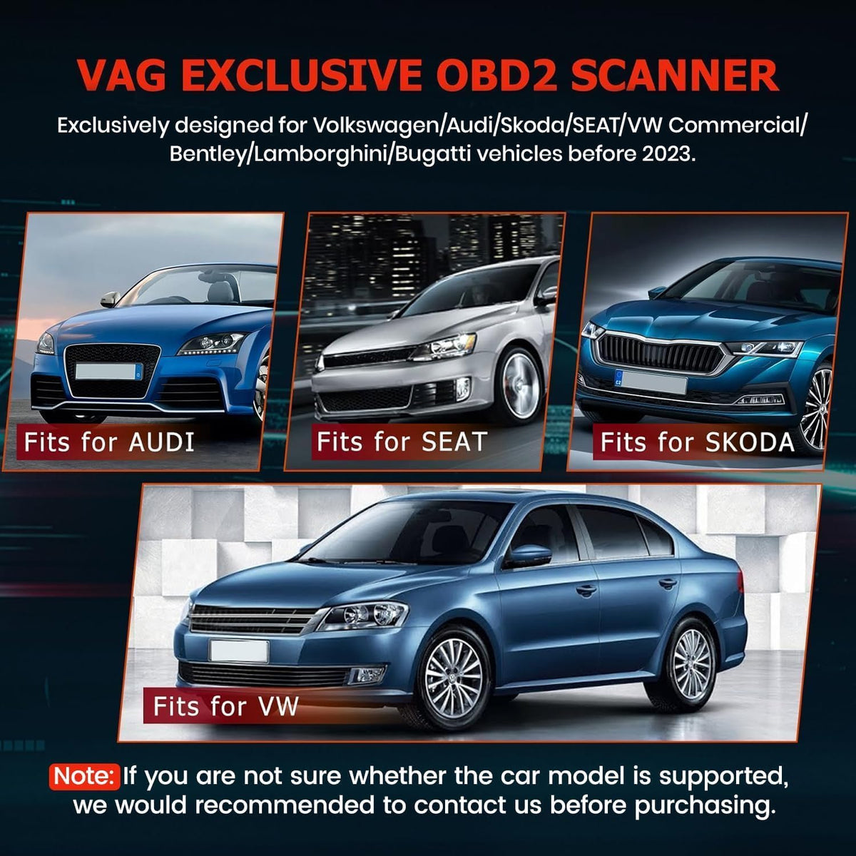 OBD2 Diagnoseapparaat – Autoscanner – Foutcode Lezer – Diagnose Scanner – OBD Lezer – 8 Speciale Resetfuncties – 2,8 Inch Kleurenscherm