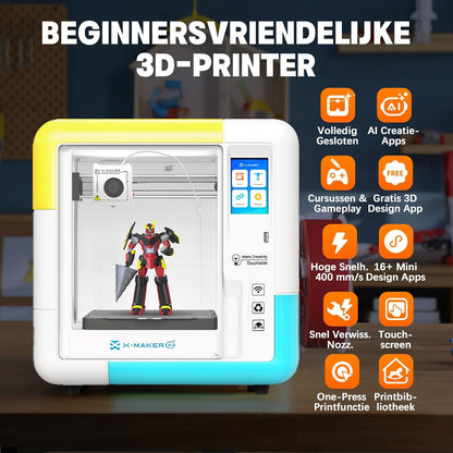 3D-printer – 3D Printer – 3D Printmachine – 3D Printapparaat – AI 3D Ontwerp – Snelle Printsnelheid – WLAN Connectiviteit
