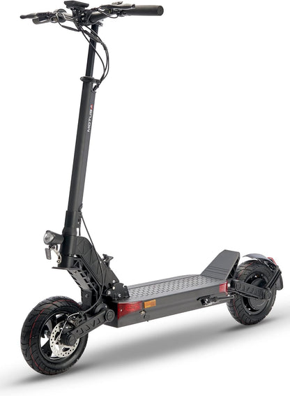Motus Scooty Pro Elektrische step, 25 km, 70 km looptijd, 280 Wh – 946 Wh | volwassenen/kinderen, opvouwbaar, draagbaar, elektrische scooter, 8,5 inch – 10 inch, 3 snelheden, lcd-display