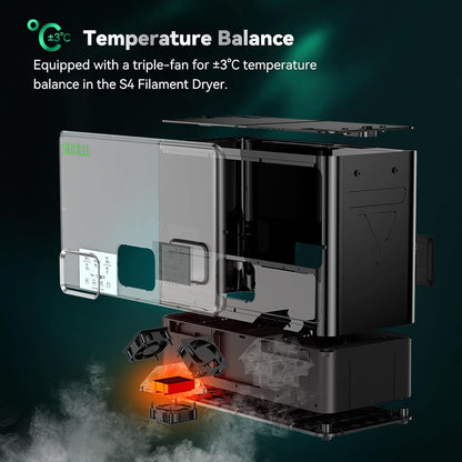 Filamentdroger – Filament Dryer – Filament Droogbox – Filament Ontvochtiger – 3D-Printer Accessoires – 4 Spoelen Capaciteit – Intelligente Vochtregeling en Snel Opwarmen Tot 70 °C