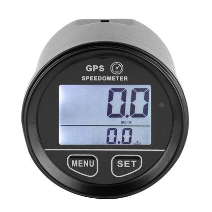 LCD digitale meter, duurzame gps-snelheidsmeter, voor scheepsboot ATV UTV motorfiets automobiel, vrachtwagen 2.36In standaard dashboardgat