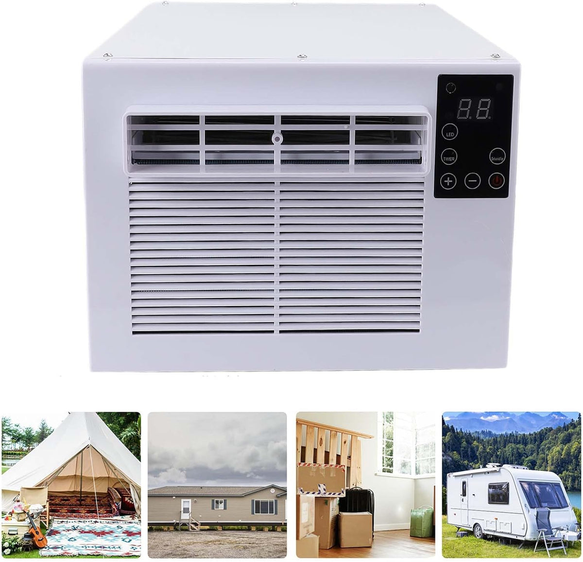 Jeffergarden draagbare airco 1876BTU, koeling en ontvochtiging, geschikt voor kantoor, tent, 220V