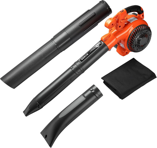 3-in-1 bladblazer, bladzuiger & versnipperaar – 1 pk 26cc – benzine – incl. 50L opvangzak