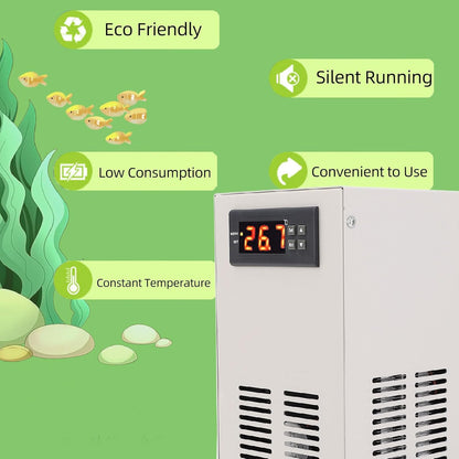 Aquariumwaterkoeler – Aquarium Koeler – Aquarium Chiller – Waterkoeler – Aquarium Koelmachine – 20 L – Wifi – Digitaal Display