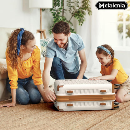 Melalenia ABS harde grote koffer, 28 inch bagage met dubbele spinnerwielen,TSA reisbagagesloten