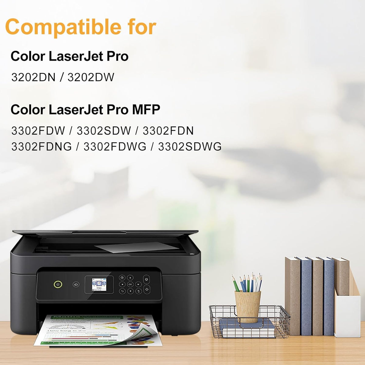 Tonercartridges Set – Toner Cartridges – Inktcartridges – Printerinkt – Vervangende Toners – Hoge Paginaopbrengst Tot 1300 Pagina’s – Met Printerchip Voor Eenvoudige Installatie