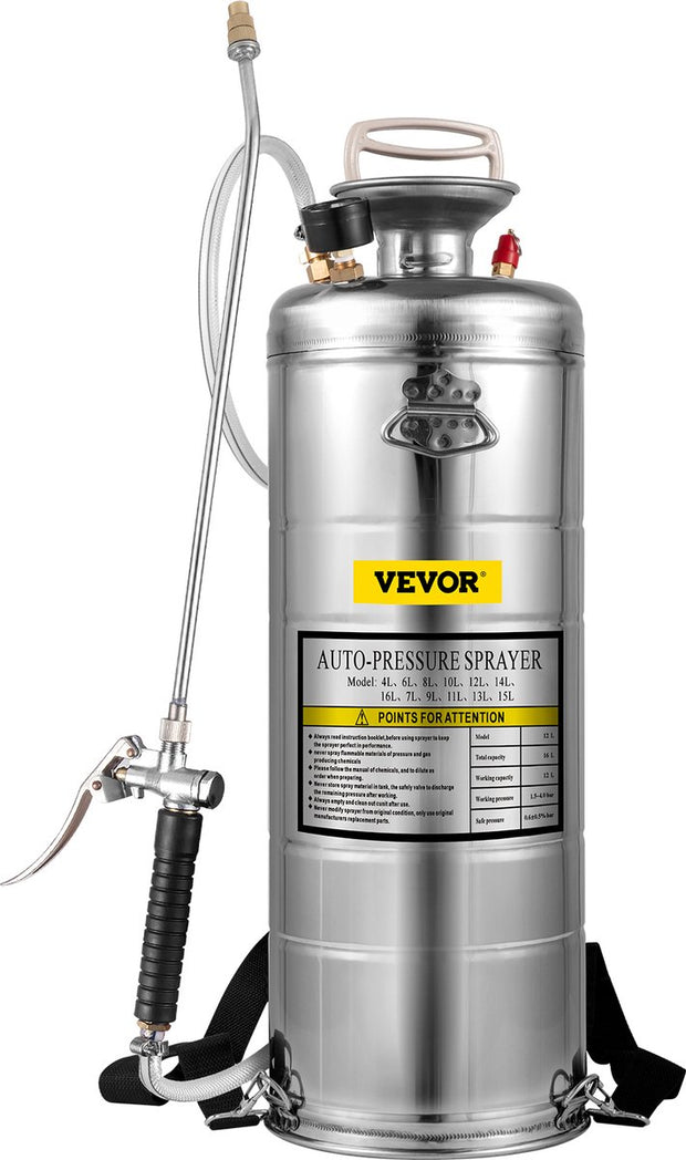 Tuinsproeier - 12L - Ultrasone Nevelmachine - Rvs - Nevelmachine -  Geschikt voor Huis Tuin Toeristenvoertuigen Speciale Voertuigen - Zilver