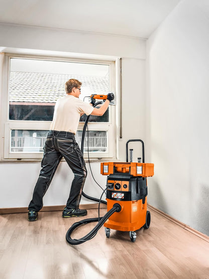 FEIN Nat-/droogzuiger Dustex 35 LX Krachtige, professionele zuiger van stofklasse L voor bevestiging van verschillende koffersystemen inclusief uitgebreide accessoires., Max. ingangsvermogen 1380 W