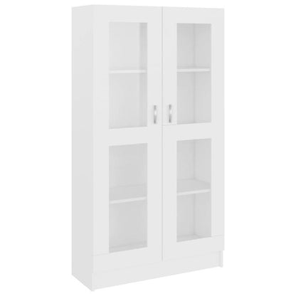 Vitrinekast – Opbergkast – Displaykast – Bergmeubel – Kast Grijs – Compact 82,5x30,5x115 cm – Modern Design
