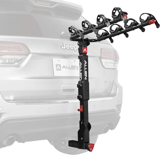Allen Sports Premier Locking Quick Release 4-Bike Carrier voor 2 inch trekhaak, zwart
