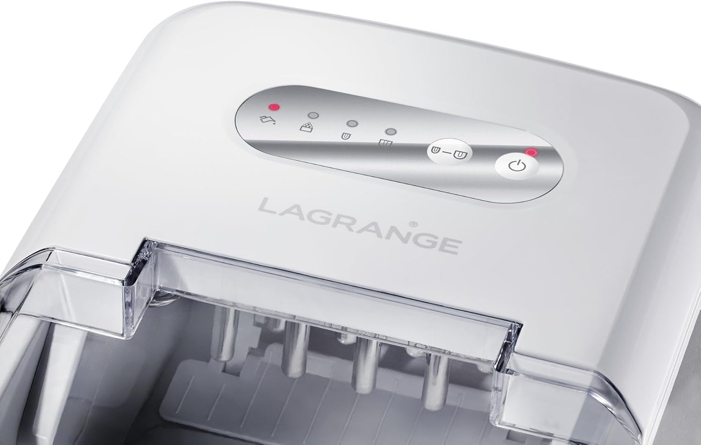 Lagrange 489002 Express ijsmachine, roestvrij staal 37,3 x 24,4 x 31,5 cm
