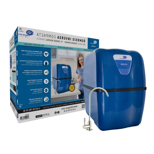 Bbagua -House. 5-stage compact reverse osmosis equipment. Easy installation and replacement of filters. Undermount installation. Low rejection. Healthy water with weak mineralization. Bbagua. - QUORE