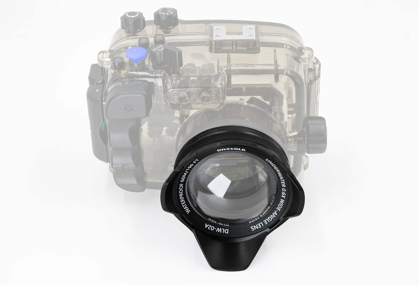DIVEVOLK Onderwater Brede Hoekconversielens X0.6 voor DIVEVOLK Behuizing en Actiecamera