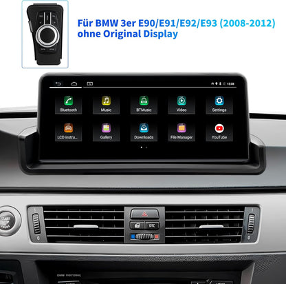 Autoradio BMW 3-serie – Android Autoradio – Multimedia Systeem – Navigatiesysteem – Touchscreen Radio – 10,25 Inch HD Scherm – 4G SIM & CarPlay Android Auto