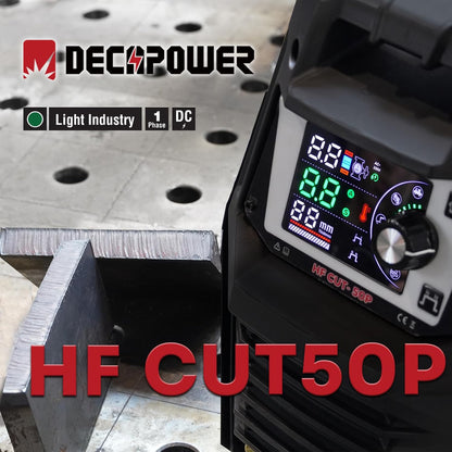DECAPOWER HF CUT-50P 50Amps 220V Pilot Arg Plasma Snijmachine Met Driver Slagboog Snijden (Standaard Accessoires)
