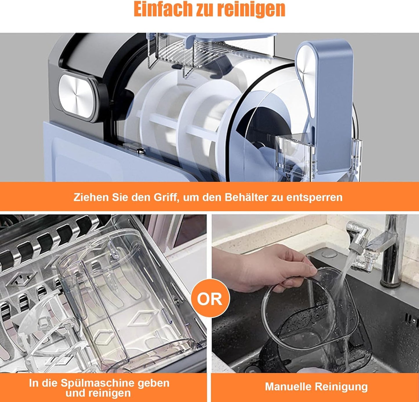 Slush-machine voor thuis, geen ijs nodig, automatische reiniging, bevroren drankmachine met 5 vooraf ingestelde programma's, voor het maken van slushie