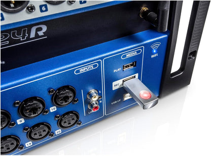 Soundcraft Ui24R Digitaal mixer- en opnamesysteem, meerkleurig, 24-kanaals