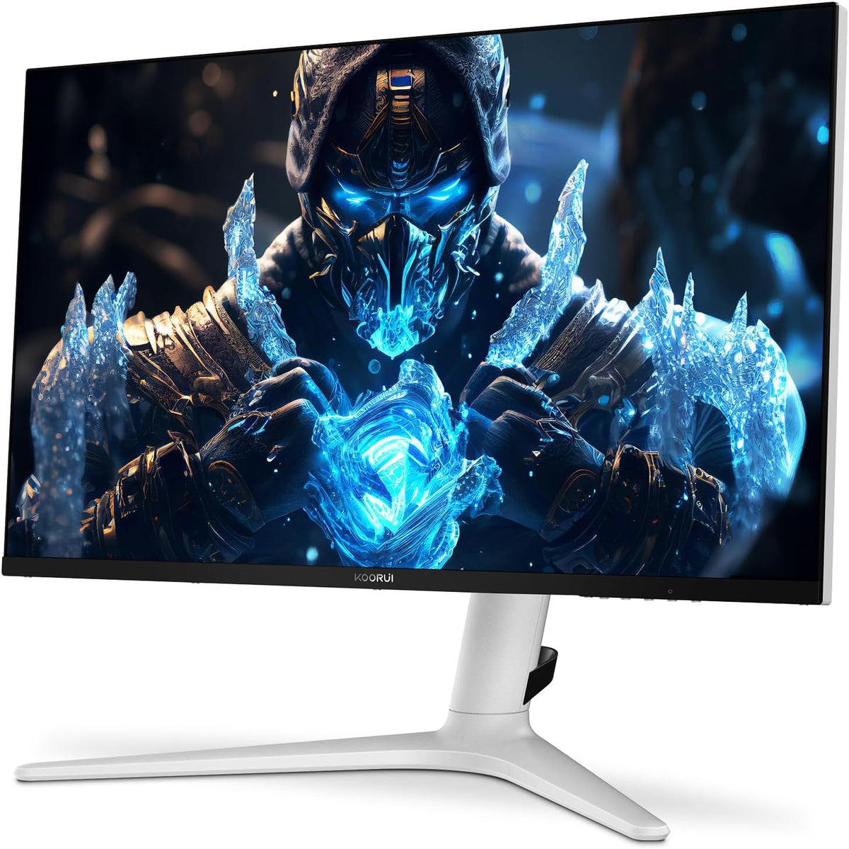 KOORUI Gaming Monitor 27 inch, 240Hz, VA Mini LED, 1ms, QHD Gaming Screen Adaptive Sync, 2xHDMI 2.0 & DisplayPort 1.4, HDR 1000, DCI-P3 95%, VESA 75 x 75 mm, Eye Care, Height Adjustable - QUORE