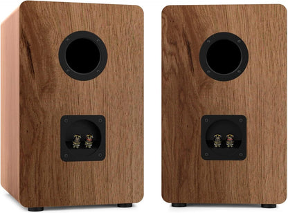 HiFi-luidsprekers – Luidsprekers – Speakers – Stereospeakers – Studio Monitoren – Walnoot Uitvoering – 3-Weg Ontwerp – 100 W per Speaker