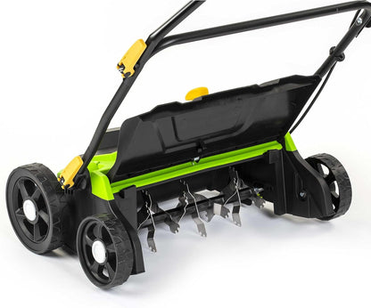 Elektrische Verticuteermachine – Gazonverticuteerder – Mosverwijderaar – Gazonhark – Grasmaaier – 1300 W Motor – Maaibreedte 320 mm – 40 L Opvangbak – Verstelbare Handgreep – Variabele Snijdiepte
