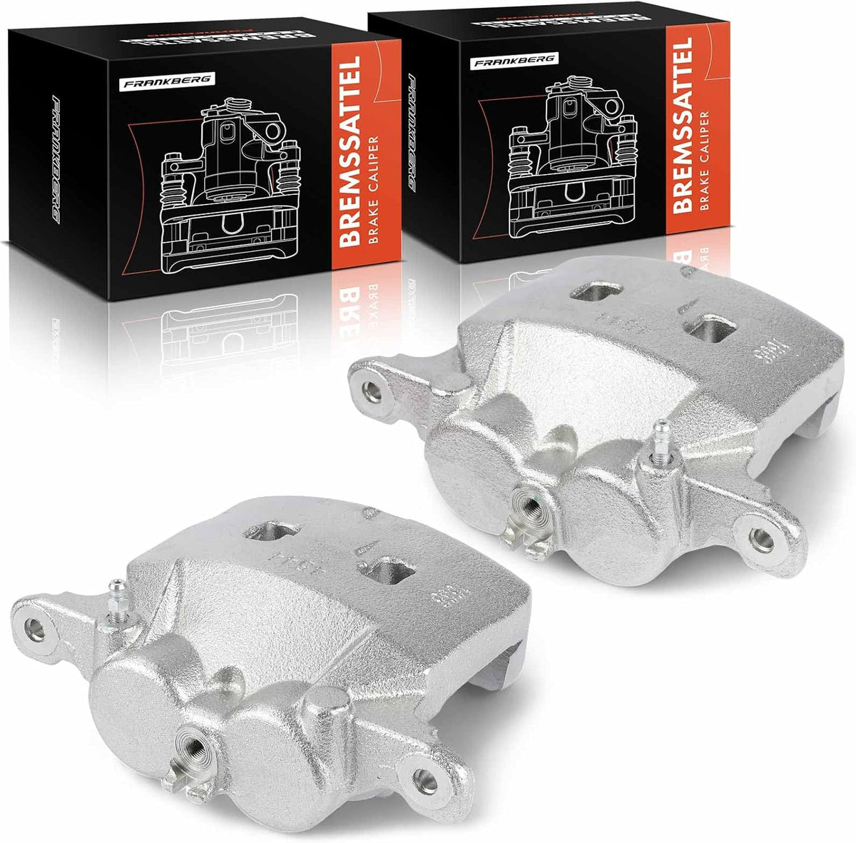 Frankberg Remklauw remklauw compatibel met Infiniti Q50KolE.O.S remklauw zonder rem front links en rechts één kant 2 pistons set van twee stuks vervanging # 410114GA0A